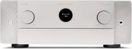 Marantz Cinema 50 9.4 Channel (110 Watt X 9) 8K Home Theater AV Receiver with HEOS (Silver/Gold)